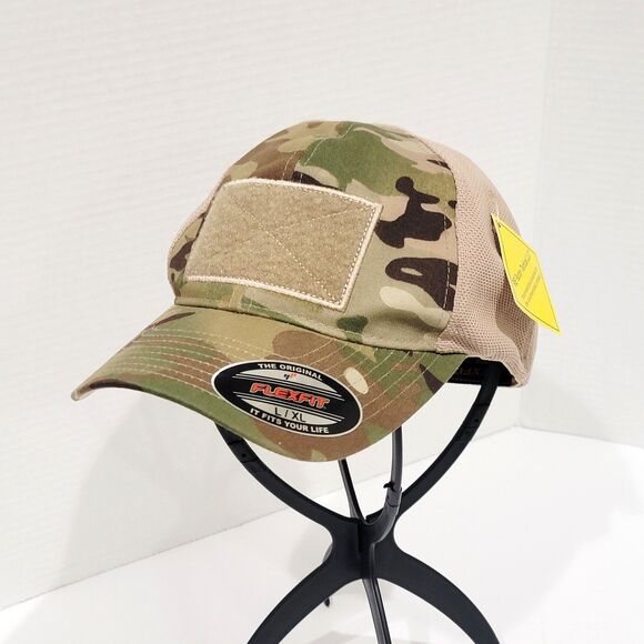 Re Factor Blasting Cap Tactical Hat L/XL FlexFit Multicam Camo US Army Patch - Picture 1 of 15